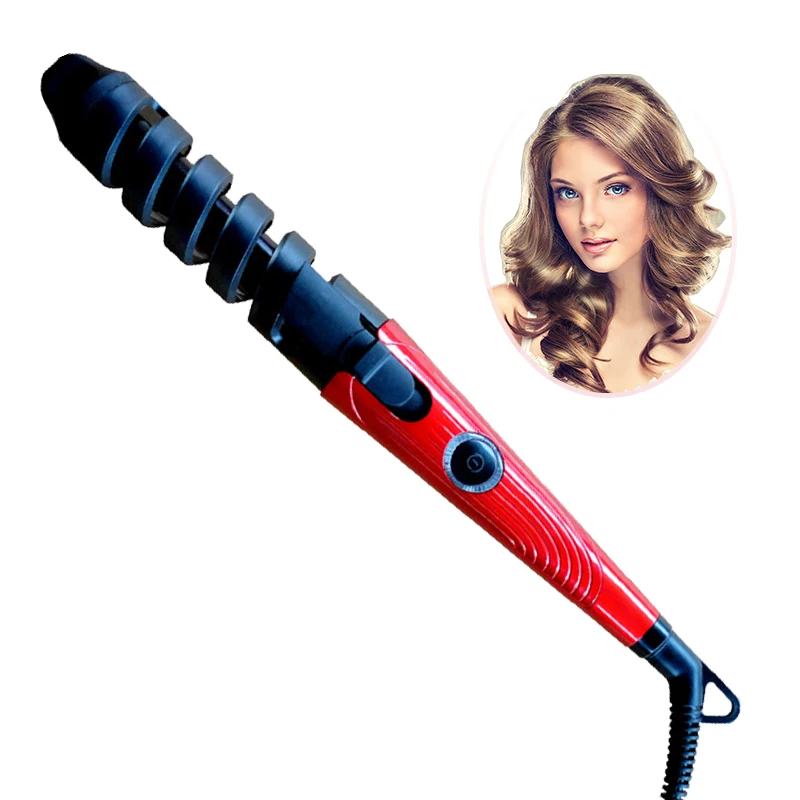Electric Hair Spiral Curlers Ceramic Curling Iron Wave Wand Professional Rotating Crimper Hair Salon Styling Tools Rollers
Electric Hair Spiral Curlers Ceramic Curling Iron Wave Wand Professional Rotating Crimper Hair Salon Styling Tools Rollers