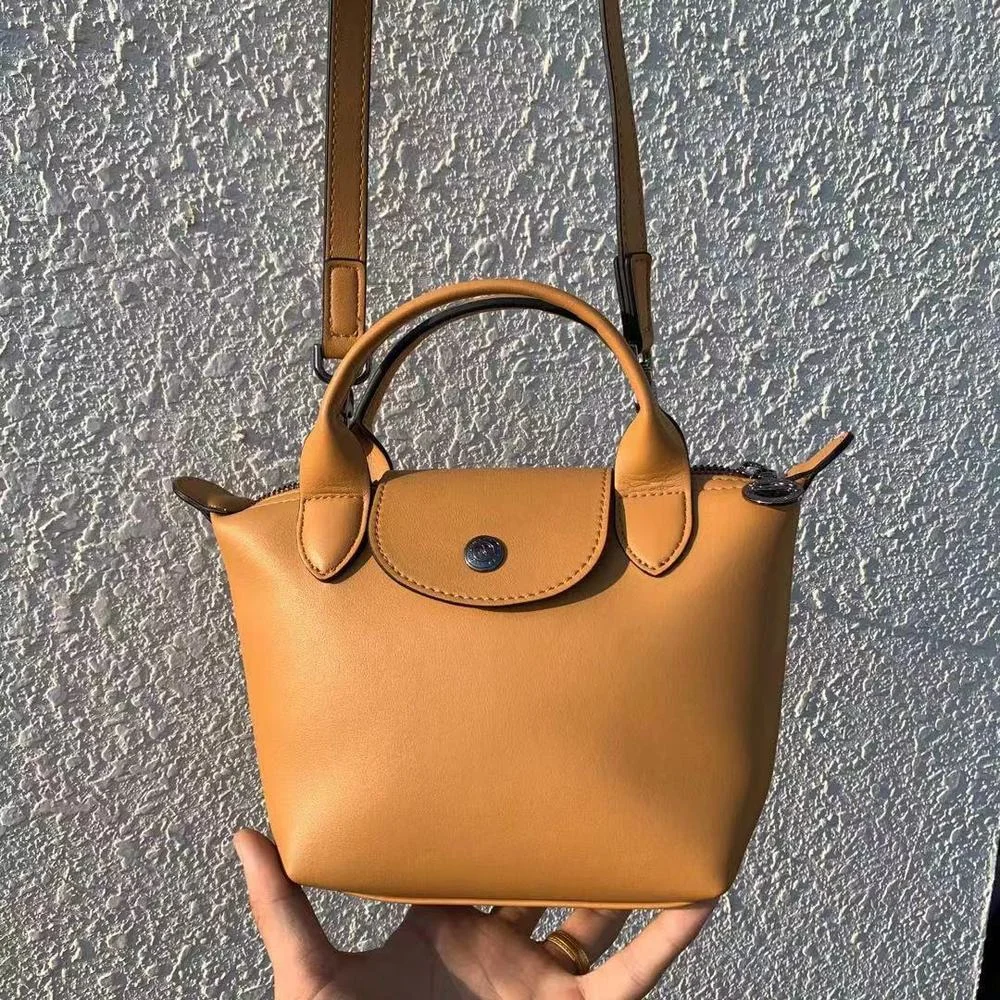 

Шикарная миниатюрная сумка-тоут из натуральной кожи во французском стиле для женщин, сумки и кошельки, модная трендовая сумка через плечо и...