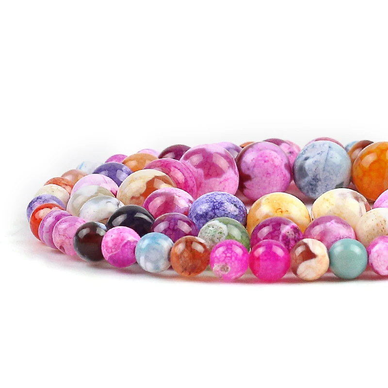 Natural Multicolored Snowflake Agates Beads Round Loose Stone Beads 15''6/8/10mm for Making Charms Jewelry DIY Bracelet
Natural Multicolored Snowflake Agates Beads Round Loose Stone Beads 15''6/8/10mm for Making Charms Jewelry DIY Bracelet