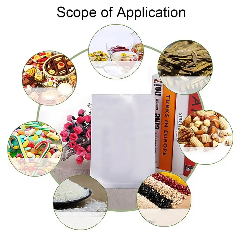 100PCS Aluminum Foil Mylar Bags Vacuum Sealer Food Storage Packages Pouches 4 Sizes
100PCS Aluminum Foil Mylar Bags Vacuum Sealer Food Storage Packages Pouches 4 Sizes