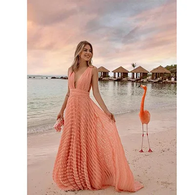 2020 Summer New Long Skirt Euro-American Women's Sexy Elegant Deep V Sexy Lace Holiday Romantic Dress
2020 Summer New Long Skirt Euro-American Women's Sexy Elegant Deep V Sexy Lace Holiday Romantic Dress