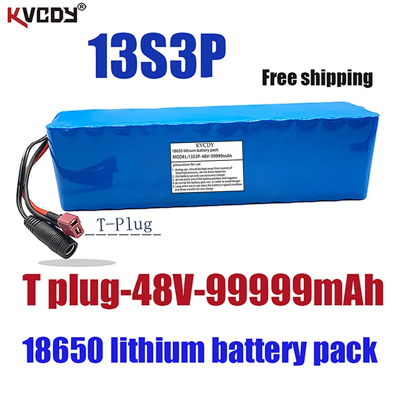 Новый электрический велосипед Скутер 48 В 99.99Ah 1000w 13S3P 48V комплект литий-ионный батарей для электровелосипеда 54,6 V с BMS
Новый электрический велосипед Скутер 48 В 99.99Ah 1000w 13S3P 48V комплект литий-ионный батарей для электровелосипеда 54,6 V с BMS