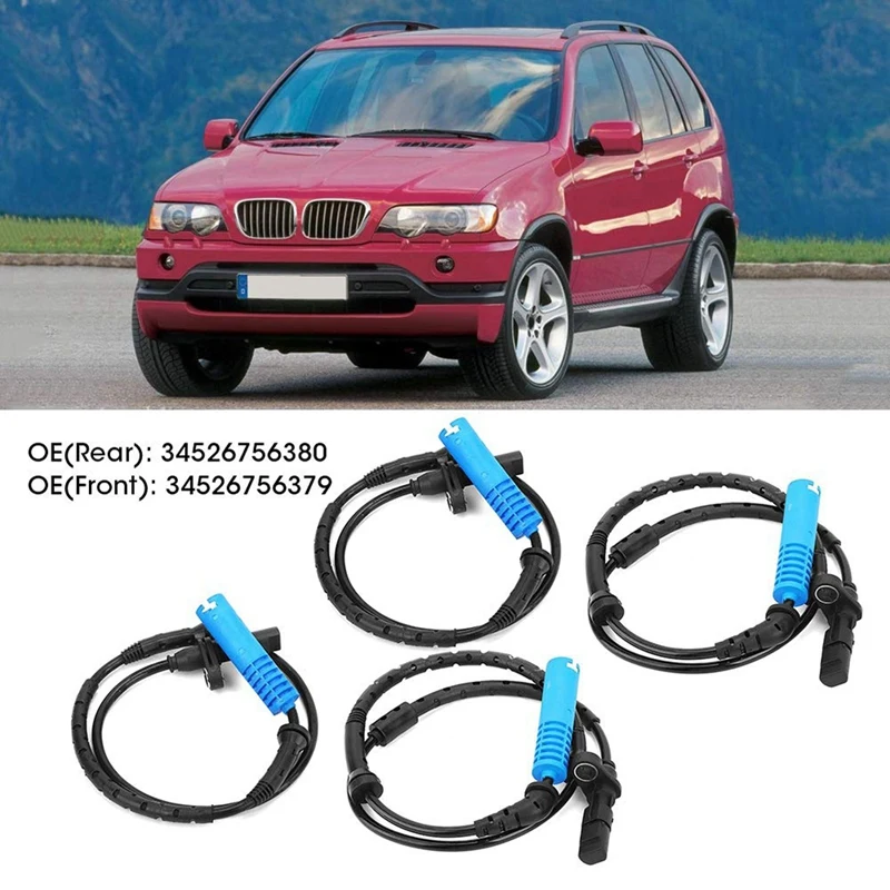 4 шт. Автомобильный датчик скорости колес ABS для BMW- X5 E53 2000-2006 34526756380 34526756573 34526756379 34526752016
4 шт. Автомобильный датчик скорости колес ABS для BMW- X5 E53 2000-2006 34526756380 34526756573 34526756379 34526752016