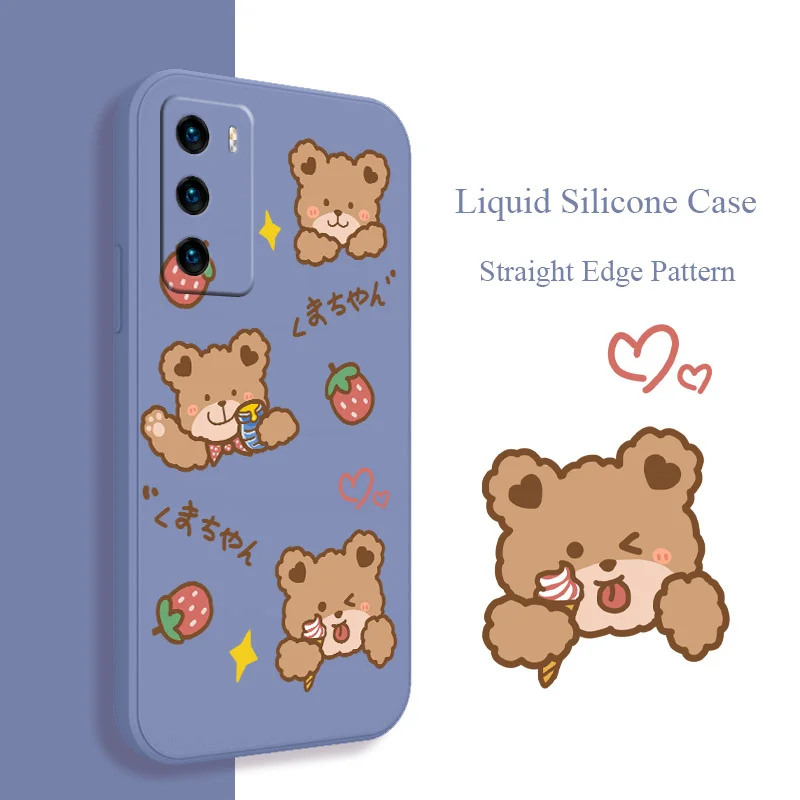 Happy Bear Lens Protection Case For Huawei P40 P50 P30 P20 Pro Lite Mate 40 30 20 Pro Lite Nova 5t Y7A Soft Silicone Phone Cover
Happy Bear Lens Protection Case For Huawei P40 P50 P30 P20 Pro Lite Mate 40 30 20 Pro Lite Nova 5t Y7A Soft Silicone Phone Cover