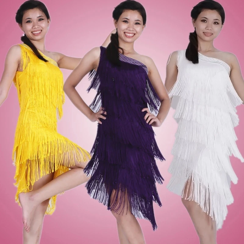 Ladies Latin Dance Dress Party Ballroom Fringe Sexy Salsa Tango Dance Performance Samba Costume Dress
Ladies Latin Dance Dress Party Ballroom Fringe Sexy Salsa Tango Dance Performance Samba Costume Dress