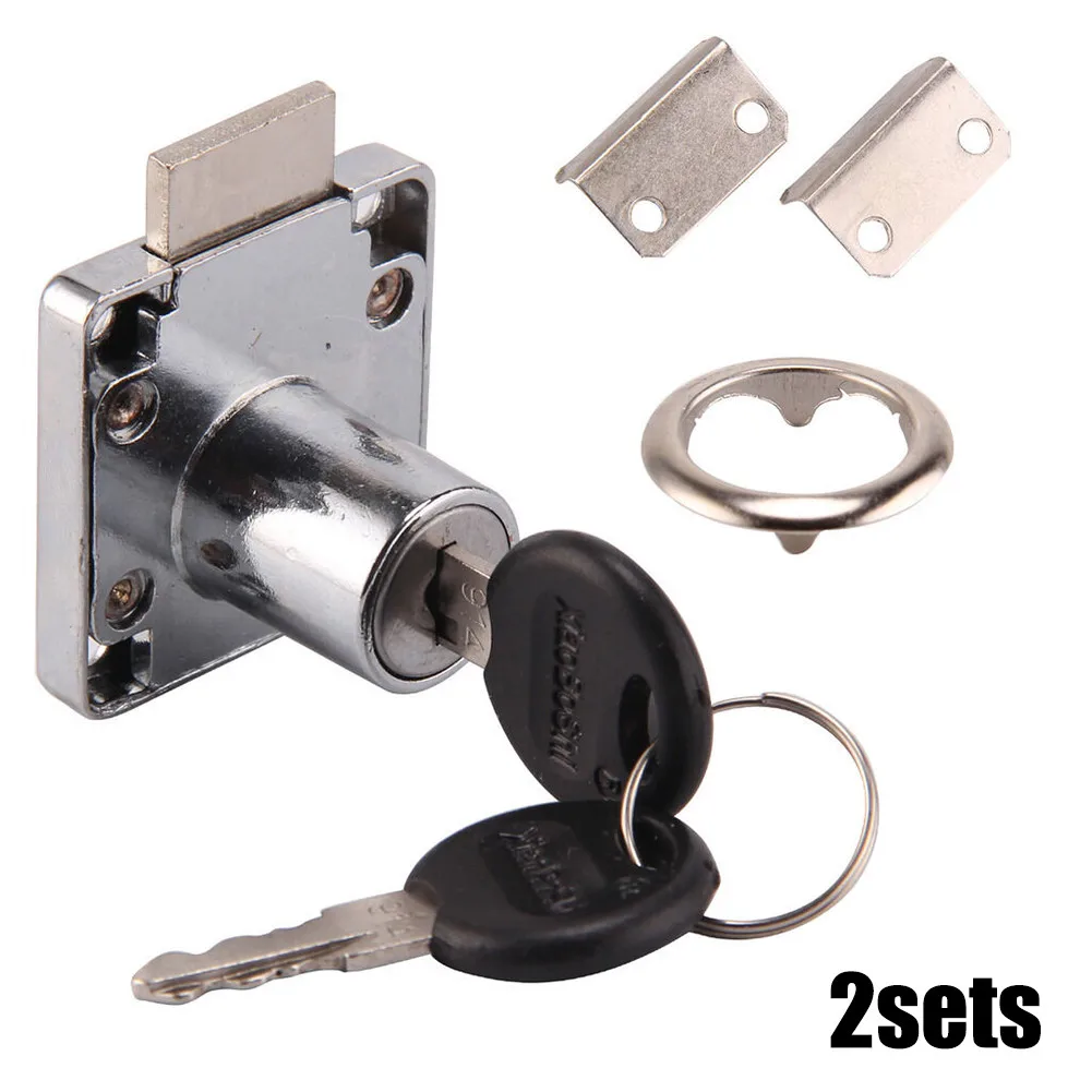 2Pcs Cabinet Lock Sets 40*40mm Cam Drawer Lock Door Furniture Cabinet Letter Mailbox Cupboard Lock 2Locks 4Keys
2Pcs Cabinet Lock Sets 40*40mm Cam Drawer Lock Door Furniture Cabinet Letter Mailbox Cupboard Lock 2Locks 4Keys