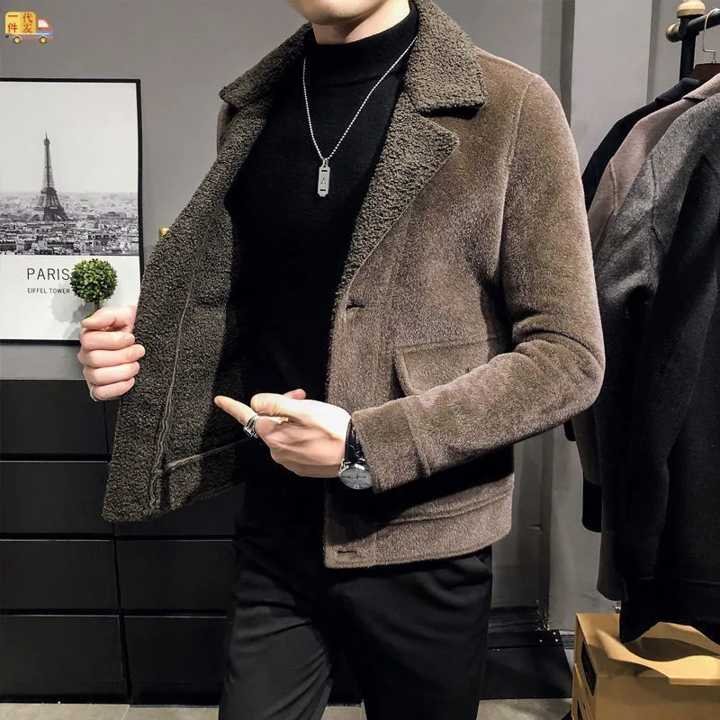 Men Winter Windbreaker Korean Version Of Slim Long Wool Casual Woolen Coat Fashion Temperament Trend Slim Coat Large size
Men Winter Windbreaker Korean Version Of Slim Long Wool Casual Woolen Coat Fashion Temperament Trend Slim Coat Large size