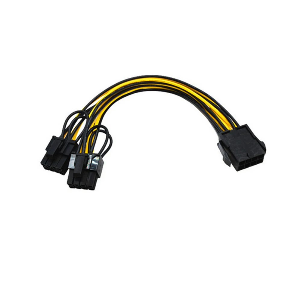 1pc 6pin to Dual 8pin Adapter Cable 8pin to Dual 8P 6+2 Power Cable Graphics Card Power Supply Line Cable
1pc 6pin to Dual 8pin Adapter Cable 8pin to Dual 8P 6+2 Power Cable Graphics Card Power Supply Line Cable