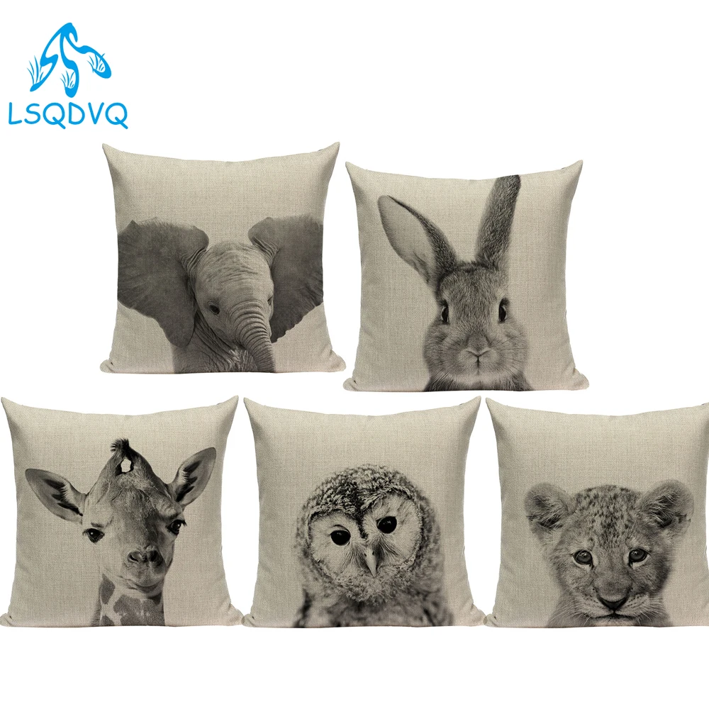 Чехол для диванной подушки, с рисунком черно-белых животных, слона, лошади, совы, украшение для автомобиля, дома, гостиной
Чехол для диванной подушки, с рисунком черно-белых животных, слона, лошади, совы, украшение для автомобиля, дома, гостиной