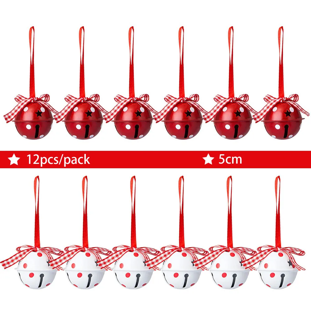 12pcs/Pack 50mm Decoration Bell Christmas Tree Hang Pendant Ornaments Metal Bell Christmas Decor For Home Bar Party Decoration
12pcs/Pack 50mm Decoration Bell Christmas Tree Hang Pendant Ornaments Metal Bell Christmas Decor For Home Bar Party Decoration