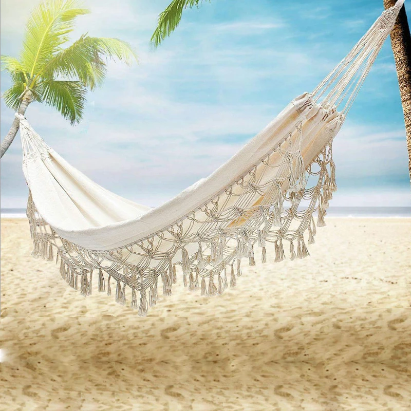 Swing Hammock Leisure Canvas Hanging Chair Camping 200*150cm Hammock Student Dormitory Bedroom Outdoor Swing 
Swing Hammock Leisure Canvas Hanging Chair Camping 200*150cm Hammock Student Dormitory Bedroom Outdoor Swing