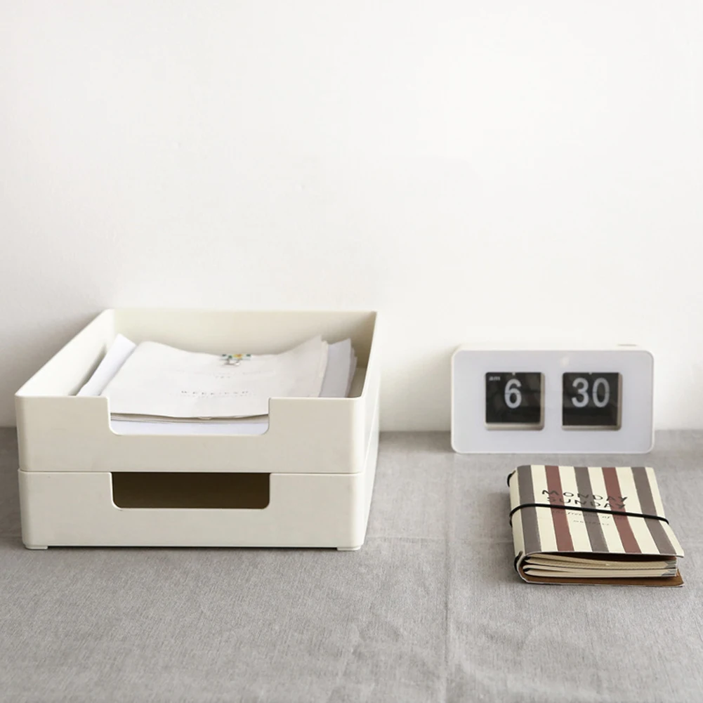 Desktop Stackable Paper Letter Tray Organizer for Files Stationery Home Office Storage Box
Desktop Stackable Paper Letter Tray Organizer for Files Stationery Home Office Storage Box