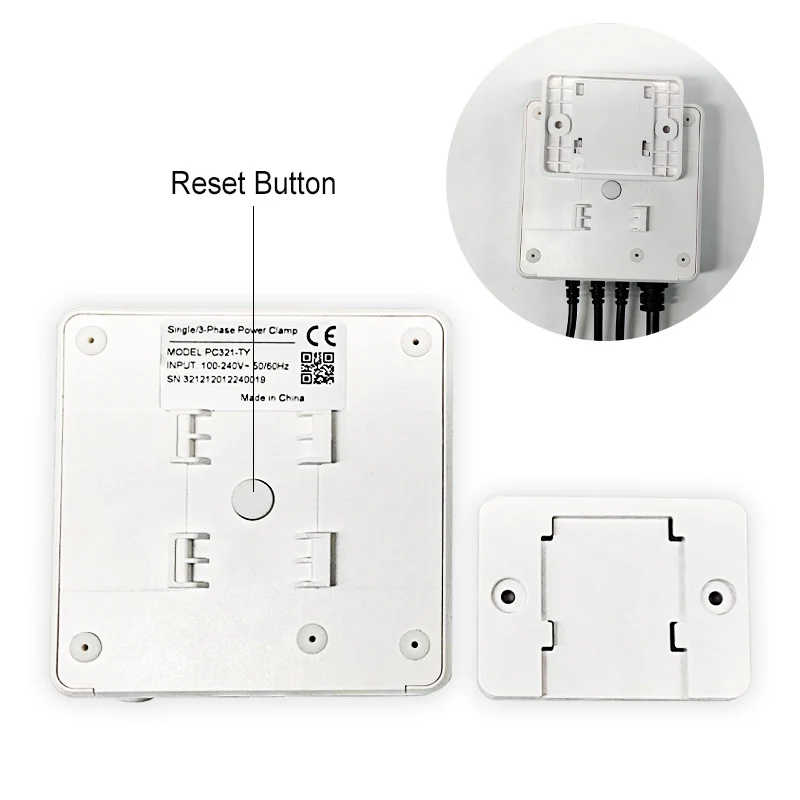 Tuya Smart 3-фазный счетчик энергии Wi-Fi KWH 80A 120A 200A 300A Силовой зажим Трансформатор тока