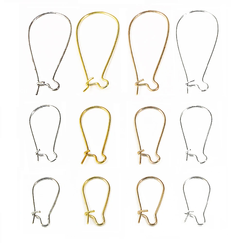 100Pcs/Lot 9x18mm/11x24mm/16x38mm Color /Rhodium/Gold Silver Color Earring Hooks Earring Ear Wires Findings DIY Jewelry Making
100Pcs/Lot 9x18mm/11x24mm/16x38mm Color /Rhodium/Gold Silver Color Earring Hooks Earring Ear Wires Findings DIY Jewelry Making