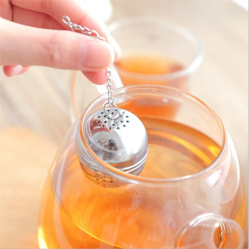 Tea Infuser Stainless Steel Ball Loose Tea Leaf Strainer Herbal Spice Filter Diffuser Drop Shipping
Tea Infuser Stainless Steel Ball Loose Tea Leaf Strainer Herbal Spice Filter Diffuser Drop Shipping