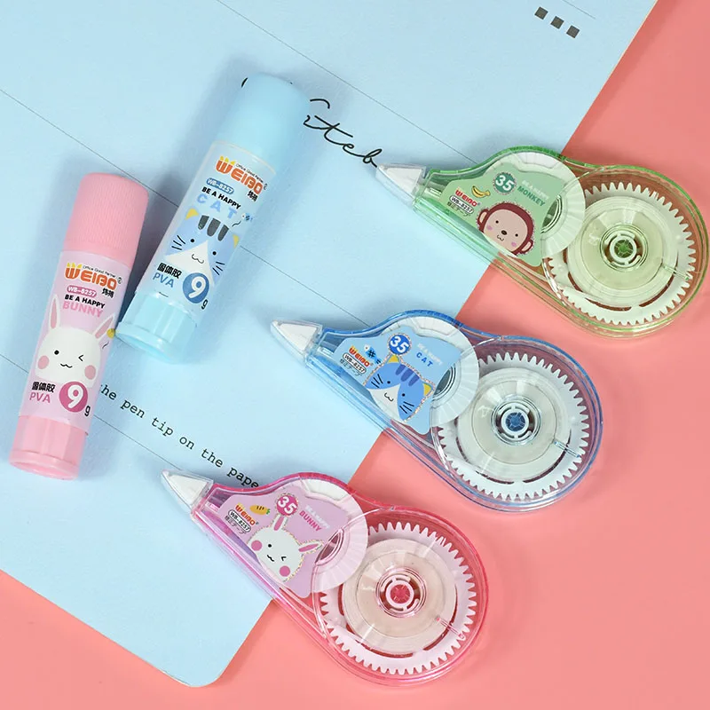 BW8257Kawaii белый выход Crrector crвыпрямитель школьные принадлежности аксессуары для