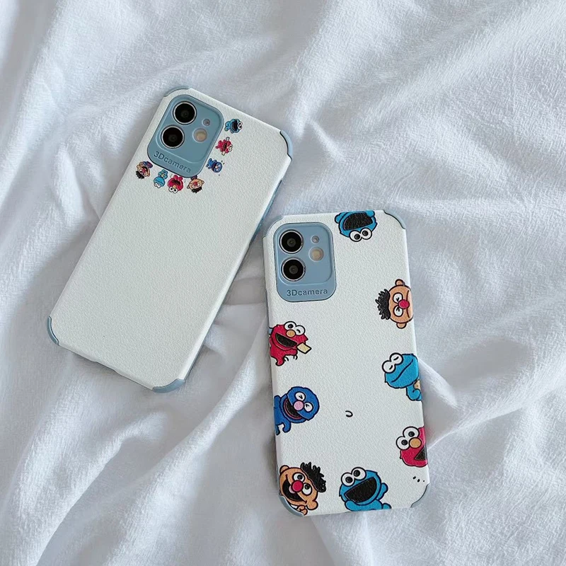 Hot Military Shockproof Cute Sesame Street Soft Silicon Phone Case for Apple Iphone 7 8 Plus 11 Pro X XS XR MAX 12 MiNi SE Cover
Hot Military Shockproof Cute Sesame Street Soft Silicon Phone Case for Apple Iphone 7 8 Plus 11 Pro X XS XR MAX 12 MiNi SE Cover