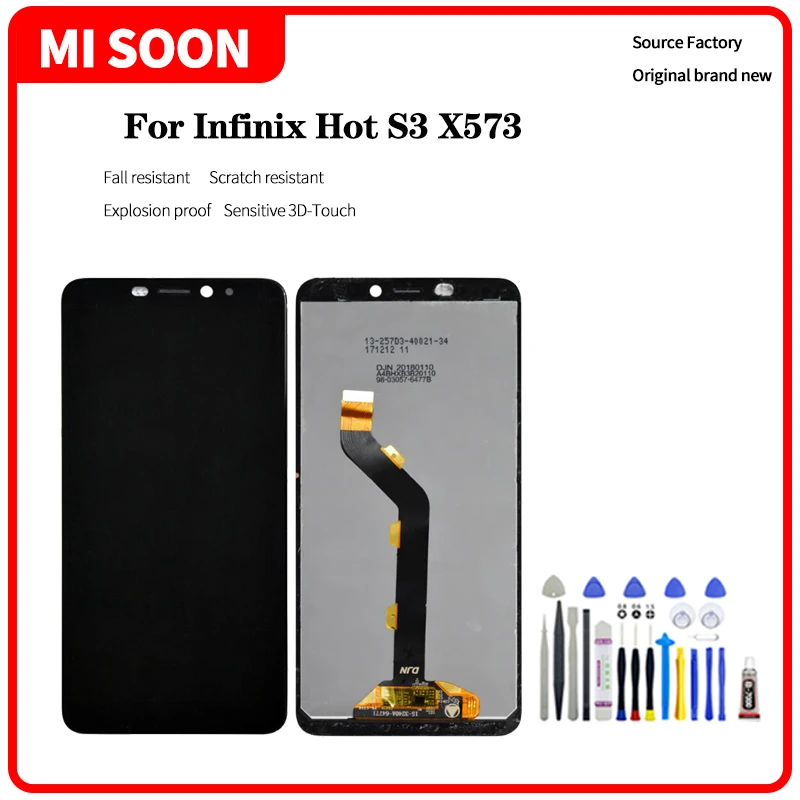 For Infinix Hot S3 X573 LCD Display Touch Screen Digitizer Assembly For Infinix Hot S3 X573 lcd Replacement Screen
For Infinix Hot S3 X573 LCD Display Touch Screen Digitizer Assembly For Infinix Hot S3 X573 lcd Replacement Screen