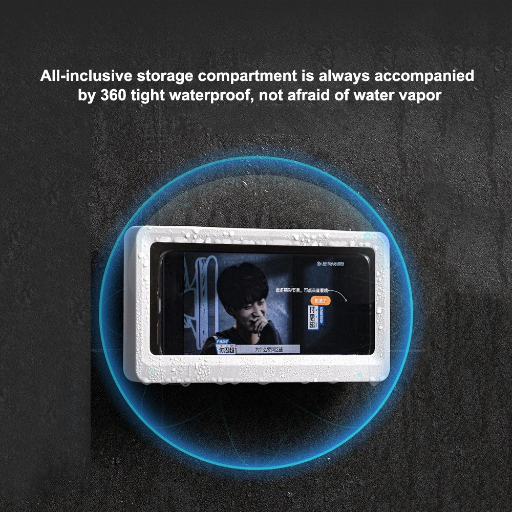Universal Waterproof Phone Case Water Proof Bag Mobile Phone Pouch Wall Mounted Phone Case Holder Bathroom Toilet Phone Storage 
Universal Waterproof Phone Case Water Proof Bag Mobile Phone Pouch Wall Mounted Phone Case Holder Bathroom Toilet Phone Storage