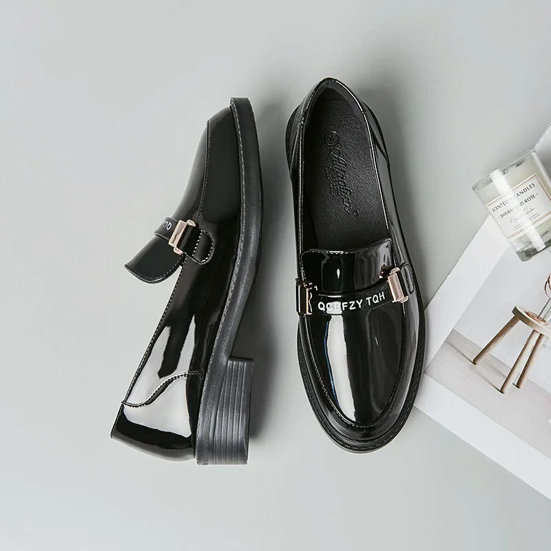 NAKKESHMEN-2020Spring WOMEN'S Shoes round-Toe Casual Will Shoes Women's British-Style Small Leather Shoes Low Top Low Heel Shoes
NAKKESHMEN-2020Spring WOMEN'S Shoes round-Toe Casual Will Shoes Women's British-Style Small Leather Shoes Low Top Low Heel Shoes