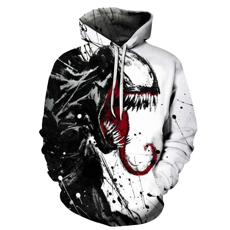 New Popular Movie Venom Monster Print Fashion Clothing Punk Heavy Metal Style Hoodie 3d Printing Men's Women's Children
New Popular Movie Venom Monster Print Fashion Clothing Punk Heavy Metal Style Hoodie 3d Printing Men's Women's Children
