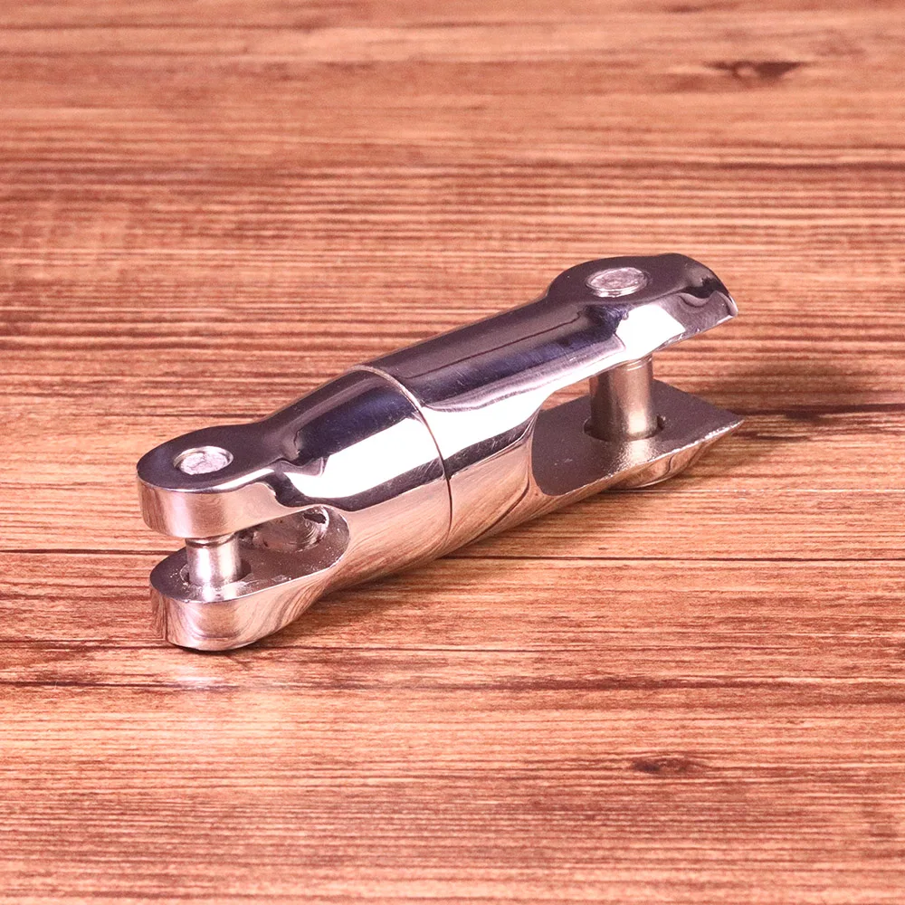 Серебряный якорь из нержавеющей стали 1/4 " 5/16" цепь 360 градусов Поворотный