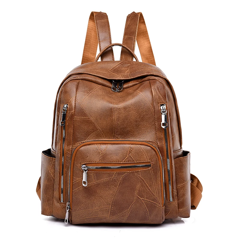 2021 New Brand Retro Women's Backpack High Quality Soft Leather Women Multi-functional Leisure Fashion Students Bag Backpack
2021 New Brand Retro Women's Backpack High Quality Soft Leather Women Multi-functional Leisure Fashion Students Bag Backpack