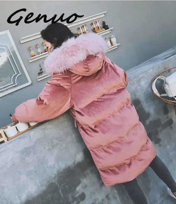 Genuo New Women Woolen Coat Leisure Women's Woolen Coat 2019 New Solid color Hooded Fur collar Winter Medium long Large size
Genuo New Women Woolen Coat Leisure Women's Woolen Coat 2019 New Solid color Hooded Fur collar Winter Medium long Large size