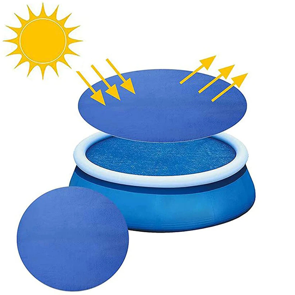 Round Pool Cover 210D Solar Swimming Pools Tub Covers Protector Foot Above Ground Blue Swimming Pool Accessories 244/300/365cm
Round Pool Cover 210D Solar Swimming Pools Tub Covers Protector Foot Above Ground Blue Swimming Pool Accessories 244/300/365cm