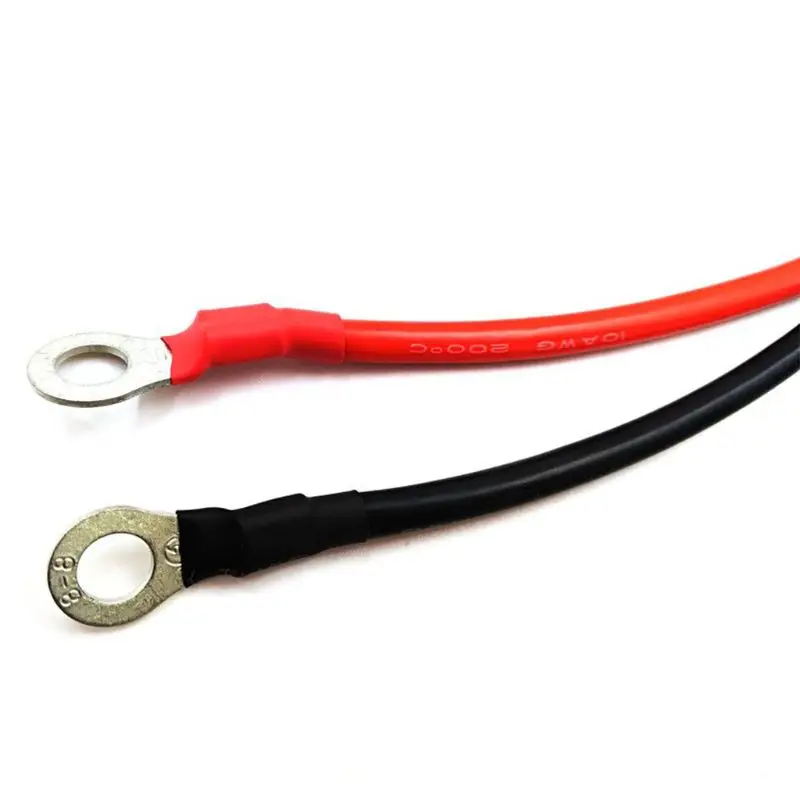 Battery Charging Cable SAE to O Ring Terminal Connectors Harness 10AWG Quick Disconnect SAE Cable for Motorcycles, Cars
Battery Charging Cable SAE to O Ring Terminal Connectors Harness 10AWG Quick Disconnect SAE Cable for Motorcycles, Cars