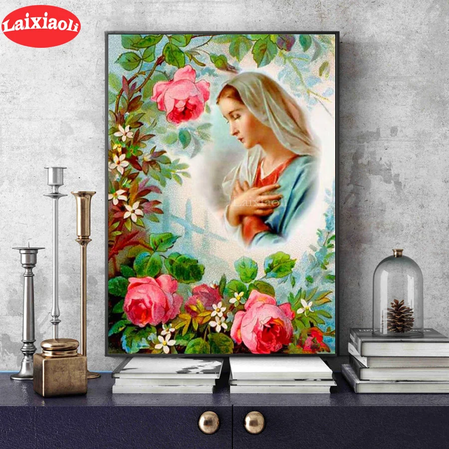 virgin Mary diamond painting full square round 5d diy diamond kits mosaic embroidery religion icon Cross stitch rhinestone decor 
virgin Mary diamond painting full square round 5d diy diamond kits mosaic embroidery religion icon Cross stitch rhinestone decor