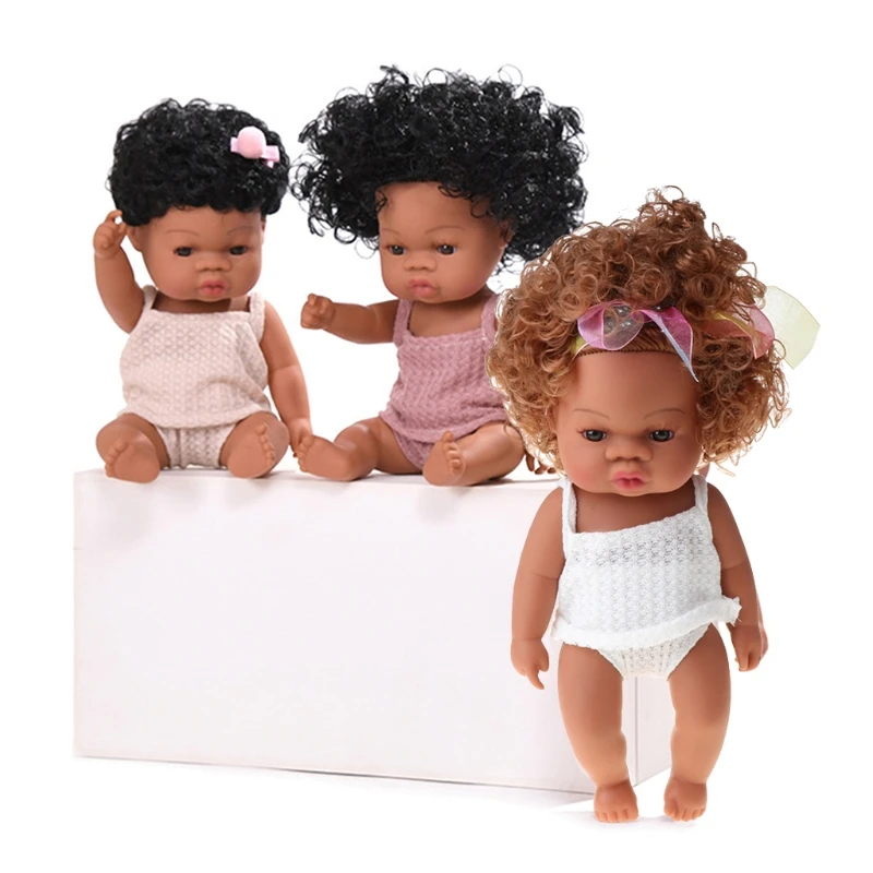 35cm Realistic Doll Soft Body Vinyl Toddler Babies Lifelike Curls Princess African Girl Toy Birthday Christmas Gift
35cm Realistic Doll Soft Body Vinyl Toddler Babies Lifelike Curls Princess African Girl Toy Birthday Christmas Gift