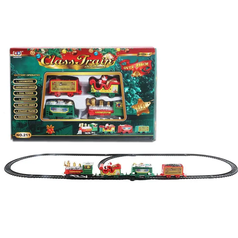 Christmas Electric Rail Car Toy Christmas Train Track Toy Remote Control Electric Car With Light And Music Assembly Toy Gifts
Christmas Electric Rail Car Toy Christmas Train Track Toy Remote Control Electric Car With Light And Music Assembly Toy Gifts