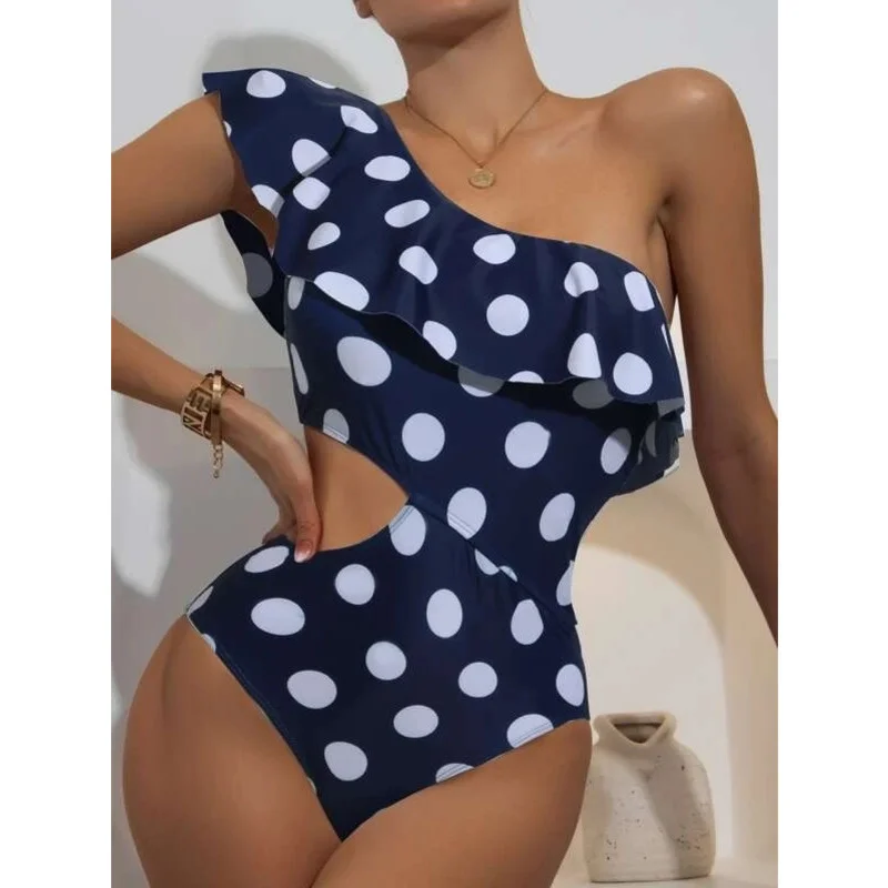 Sexy Dot Swimsuit One Piece Women's Closed Swimwear 2022 New Push Up Swimming Wear Bodysuit Bathing Suit Beachwear Pool Bather
Sexy Dot Swimsuit One Piece Women's Closed Swimwear 2022 New Push Up Swimming Wear Bodysuit Bathing Suit Beachwear Pool Bather