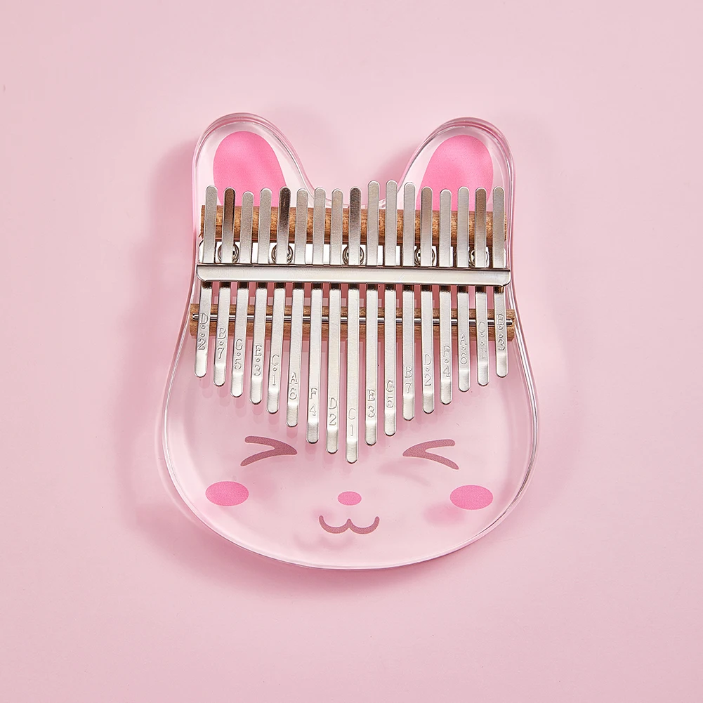 Kalimba 17 Keys Clear Acrylic Deer/Rabbit Cartoon Shape Portable Transparent Crystal Thumb Piano Finger Piano
Kalimba 17 Keys Clear Acrylic Deer/Rabbit Cartoon Shape Portable Transparent Crystal Thumb Piano Finger Piano