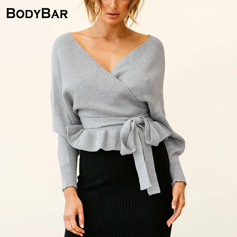 Sexy V-neck Knitted Pullover Autumn Winter Lantern Long-sleeved Solid Color Top Ladies Office Plus Size T-shirt Fashion Clothing
Sexy V-neck Knitted Pullover Autumn Winter Lantern Long-sleeved Solid Color Top Ladies Office Plus Size T-shirt Fashion Clothing