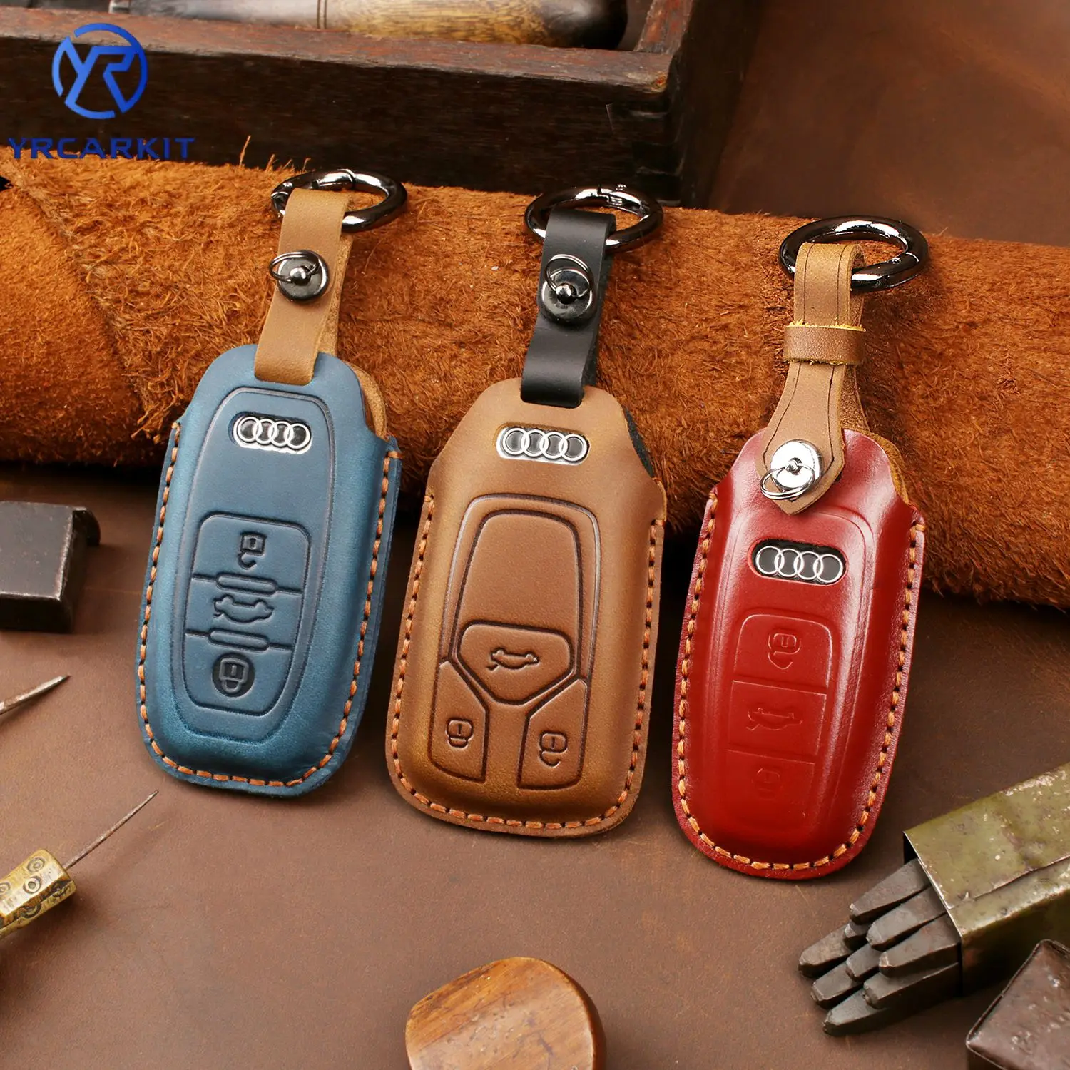 A6L A4L A5 A8 Q5 Q7 Q8 A3 RS Lamborghini Cowhide Gift Handmade Men Women Smart Key Case Packet Shell Sets Wholesale
A6L A4L A5 A8 Q5 Q7 Q8 A3 RS Lamborghini Cowhide Gift Handmade Men Women Smart Key Case Packet Shell Sets Wholesale