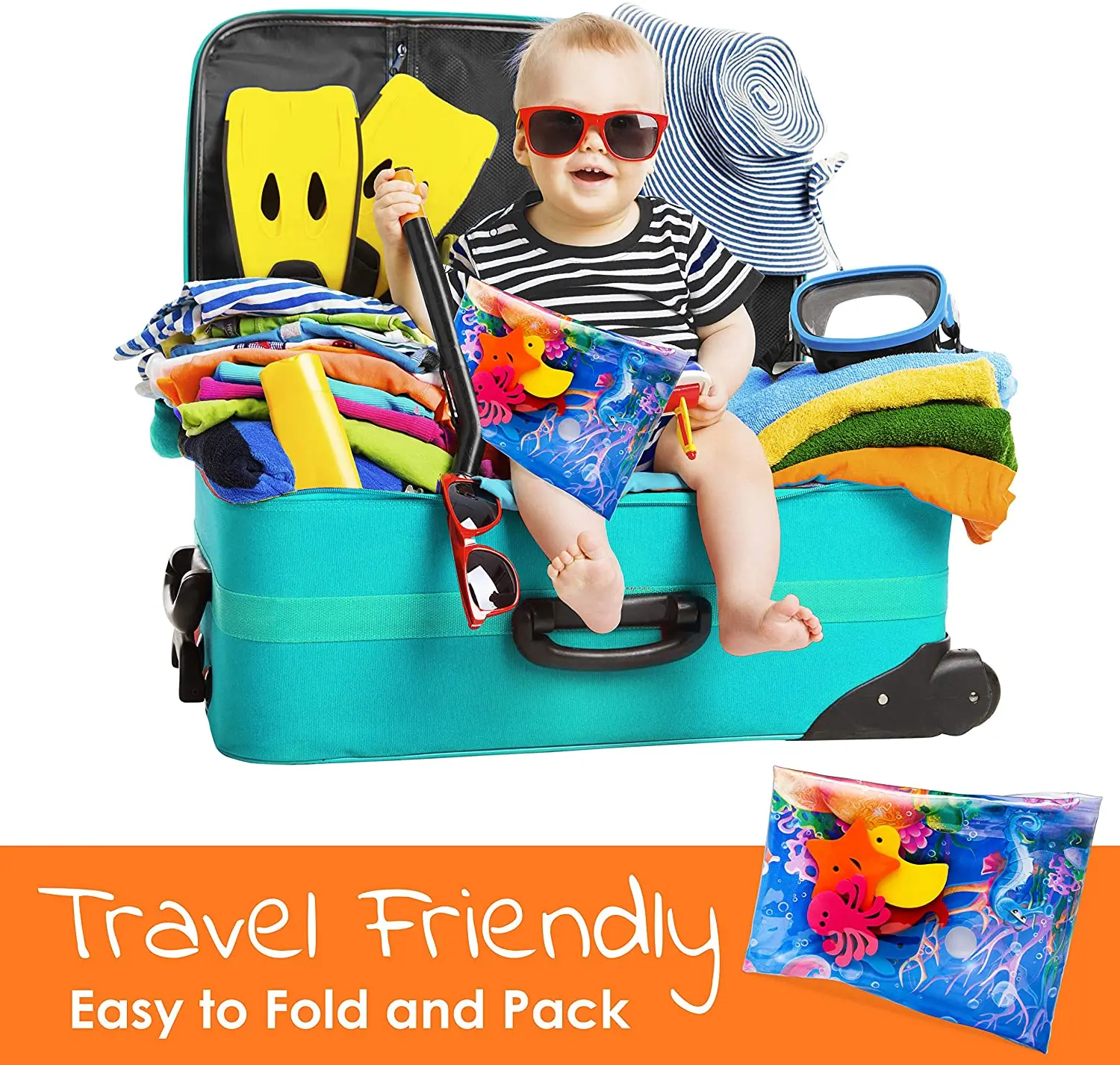 Inflatable Tummy Time Water Mat Infant Toddler Fun Time Play Activity Center Baby Toy Activities Center Kid Palymat
Inflatable Tummy Time Water Mat Infant Toddler Fun Time Play Activity Center Baby Toy Activities Center Kid Palymat