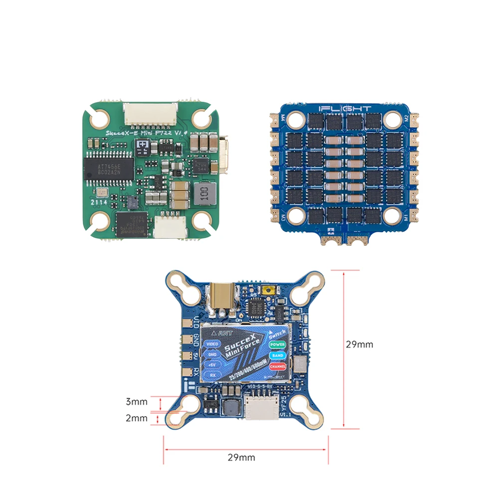 IFlight SucceX-E Mini F7 V1.4 35A 2-6S Flight Stack MPU6000 с SucceX-E Mini F722 FC SucceX-E Mini 35A ESC FPV
IFlight SucceX-E Mini F7 V1.4 35A 2-6S Flight Stack MPU6000 с SucceX-E Mini F722 FC SucceX-E Mini 35A ESC FPV