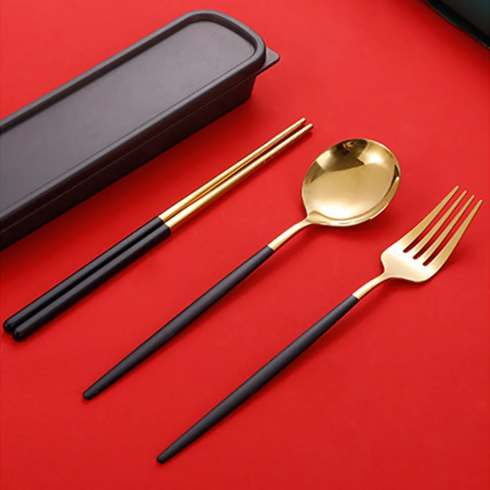 1set Stainless Steel Flatware Dinnerware Portable Fork Spoon Cutlery Sets With Case Travel Portable Dinner Kitchenware Tableware
1set Stainless Steel Flatware Dinnerware Portable Fork Spoon Cutlery Sets With Case Travel Portable Dinner Kitchenware Tableware