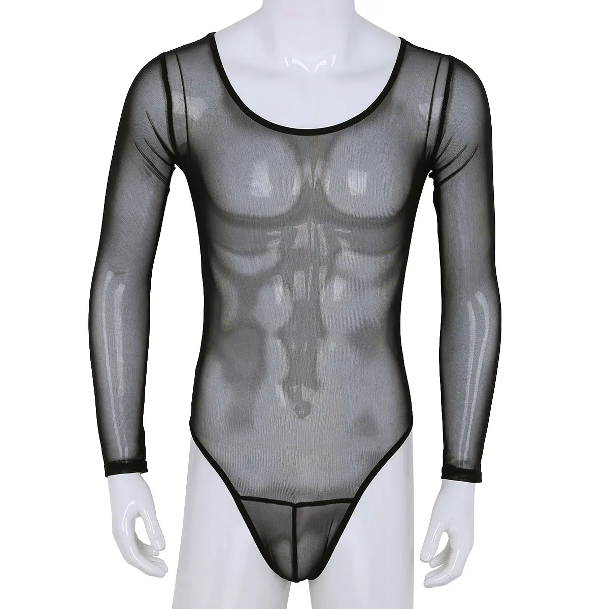 Men One-Piece See Through Mesh High Cut Jumpsuit Gay Erotic Nightwear Underwear Transparent Tights Body Bodysuit Lingerie M-3XL
Men One-Piece See Through Mesh High Cut Jumpsuit Gay Erotic Nightwear Underwear Transparent Tights Body Bodysuit Lingerie M-3XL