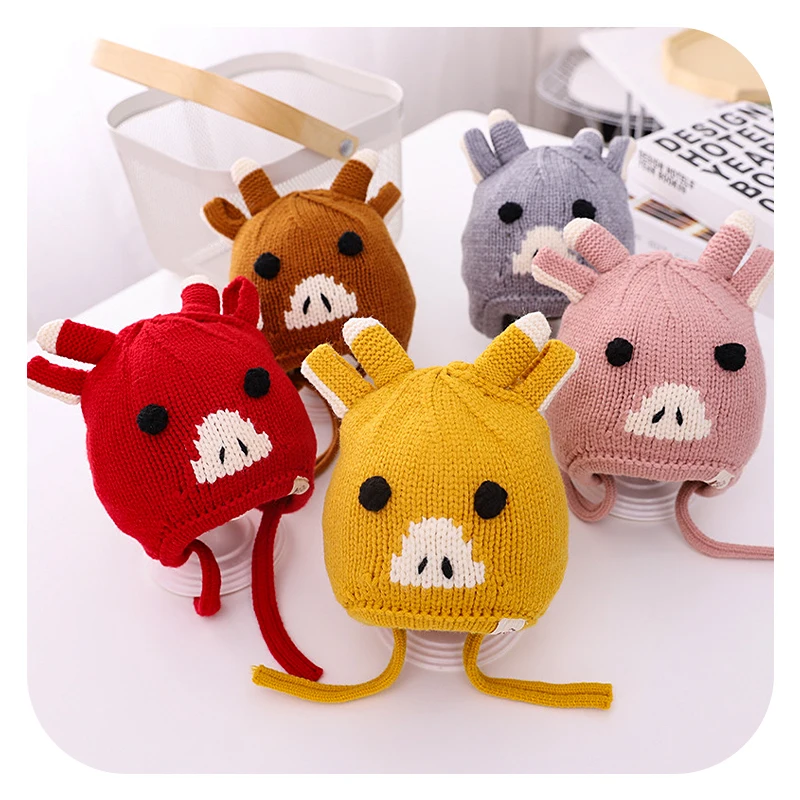 XCQGH 1Pcs Crochet Knitted Warm Thicken Baby Hats Cattle Animal Newborn Infant Toddler Baby Cap Bonnet Beanie
XCQGH 1Pcs Crochet Knitted Warm Thicken Baby Hats Cattle Animal Newborn Infant Toddler Baby Cap Bonnet Beanie