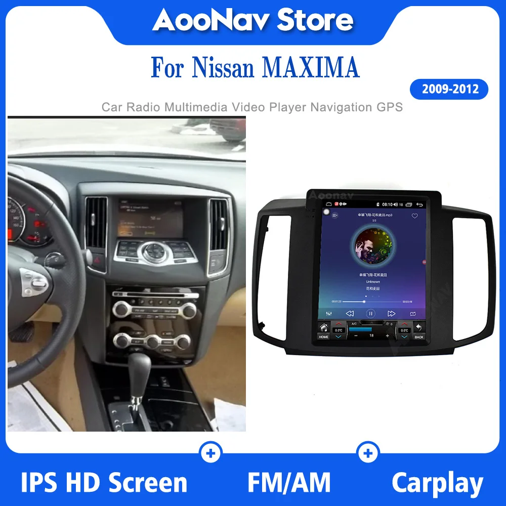 Car Stereo Auto Radio Android 10.0 Tesla Style For Nissan MAXIMA 2009-2012 Multimedia GPS Navigation Player
Car Stereo Auto Radio Android 10.0 Tesla Style For Nissan MAXIMA 2009-2012 Multimedia GPS Navigation Player