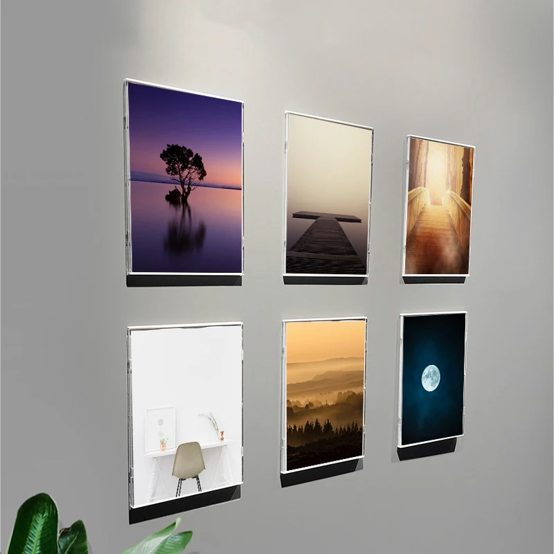 2pcs Photo Frame Hanging Wall Sticker Free Punching Acrylic Photo Frame A5/a6/a7 Certificate of Merit Book Frame 
2pcs Photo Frame Hanging Wall Sticker Free Punching Acrylic Photo Frame A5/a6/a7 Certificate of Merit Book Frame