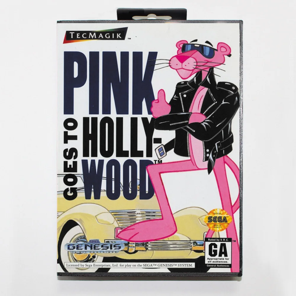 Pink идет в Голливуд 16-битная игровая карта MD для Sega Mega Drive/ Genesis в розничной коробке
Pink идет в Голливуд 16-битная игровая карта MD для Sega Mega Drive/ Genesis в розничной коробке