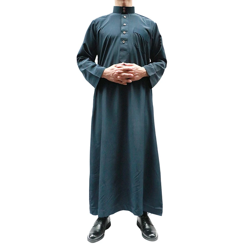 Men Jubba Thobe Long Sleeve Solid Color Breathable Muslim Robes Men Abaya Robe Loose Dubai Saudi Arab Kaftan Men Clothe
Men Jubba Thobe Long Sleeve Solid Color Breathable Muslim Robes Men Abaya Robe Loose Dubai Saudi Arab Kaftan Men Clothe