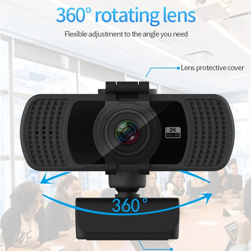 2K Computer PC Desktop 1080P Full HD Web Camera for Live Broadcast Video Calling Work
2K Computer PC Desktop 1080P Full HD Web Camera for Live Broadcast Video Calling Work