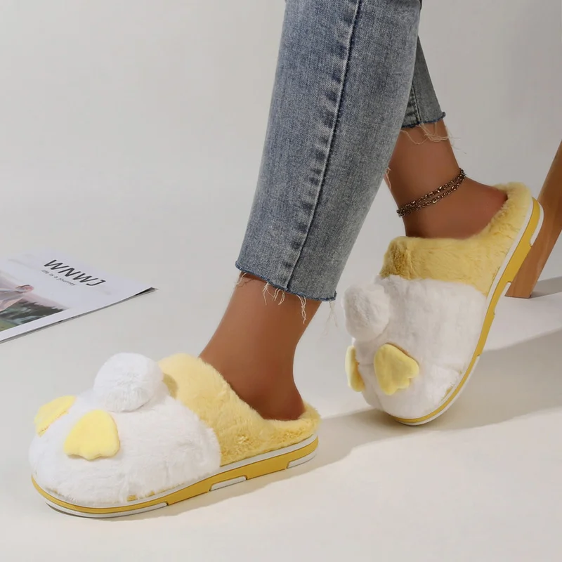 Winter Women Indoor Cotton Shoes Cute Cartoon Cat Paw Lovers Furry Slides Plus Velvet Warm Soft Bottom Female Slippers for Home
Winter Women Indoor Cotton Shoes Cute Cartoon Cat Paw Lovers Furry Slides Plus Velvet Warm Soft Bottom Female Slippers for Home