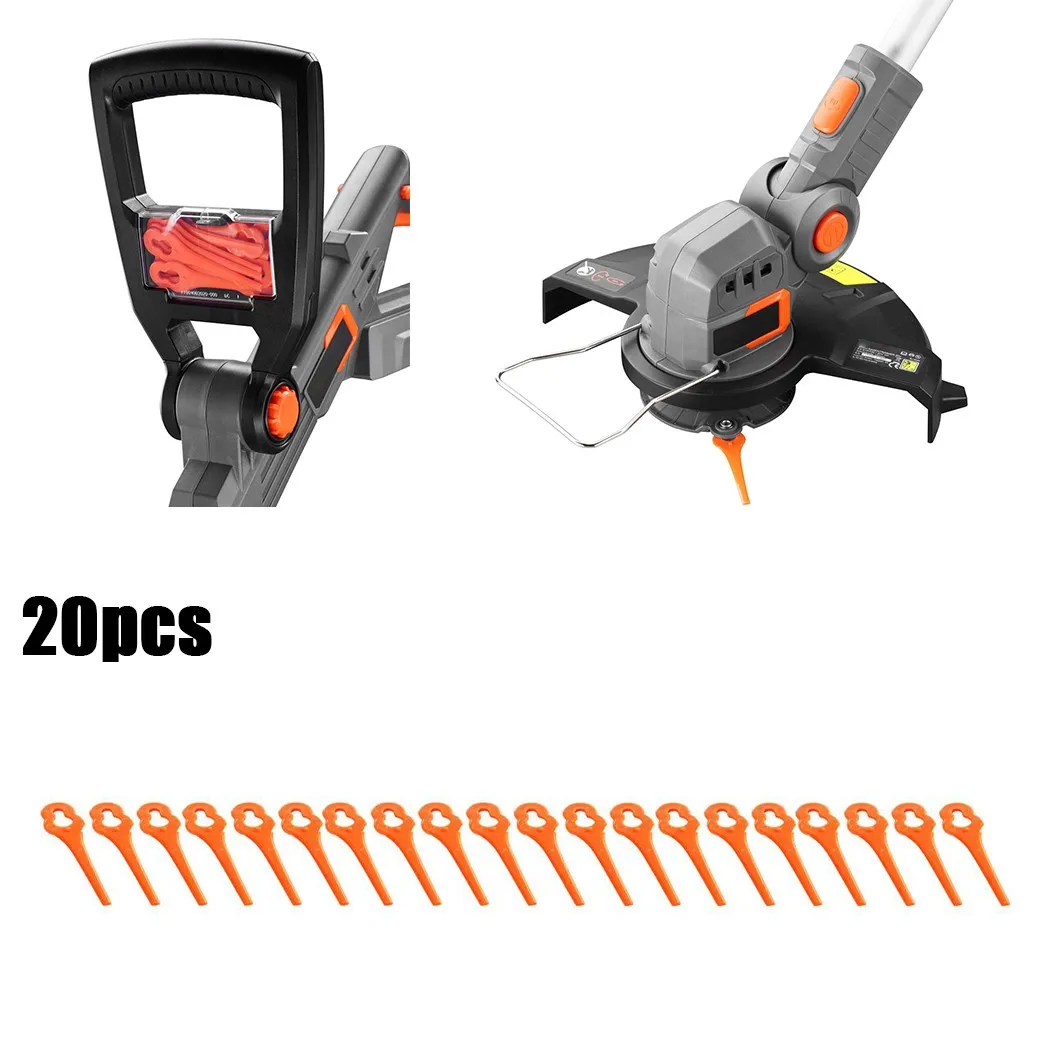 20Pcs 90*7*11.5mm Plastic Blades FUXTEC 20V FX-E1RT20 Cordless Strimmer Grass Trimmer Garden Mower Accessories
20Pcs 90*7*11.5mm Plastic Blades FUXTEC 20V FX-E1RT20 Cordless Strimmer Grass Trimmer Garden Mower Accessories