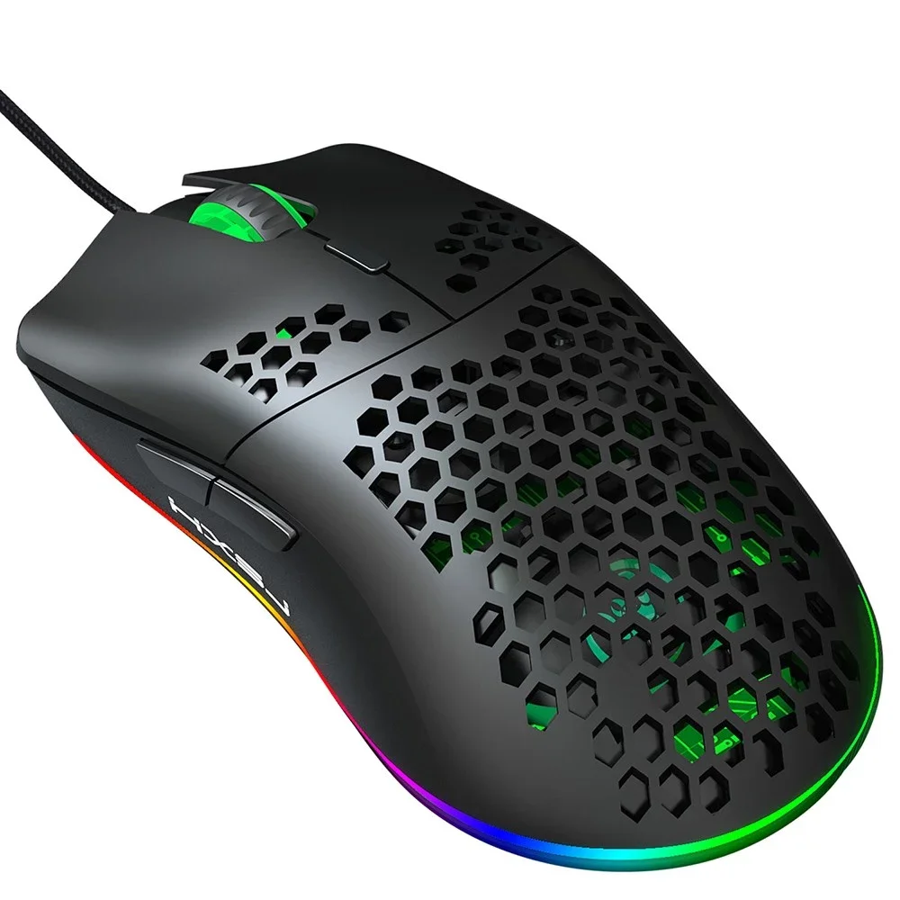 HXSJ USB Wired Gaming Mouse RGB Gaming Mouse with Six Adjustable DPI Ergonomic Design for Desktop Laptop
HXSJ USB Wired Gaming Mouse RGB Gaming Mouse with Six Adjustable DPI Ergonomic Design for Desktop Laptop